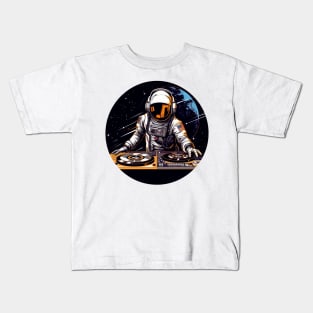 Dj Astronaut Kids T-Shirt